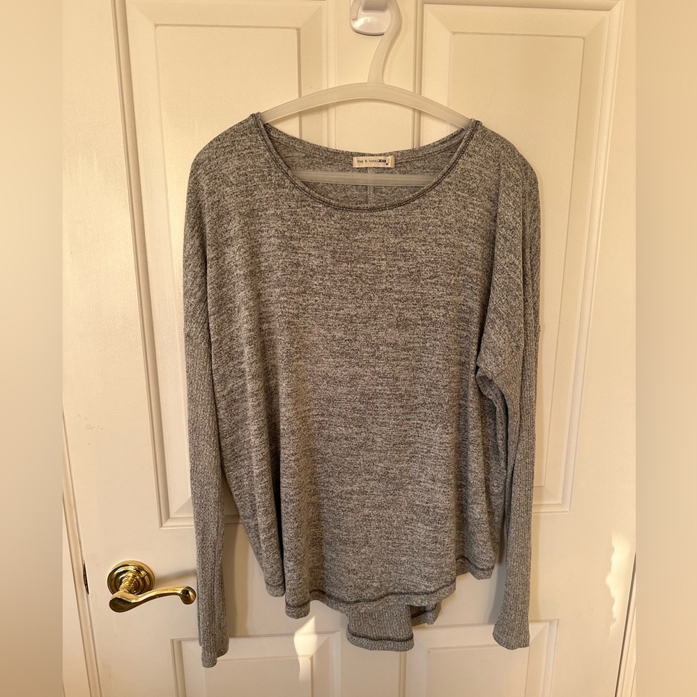 rag & bone knit long sleeve tee